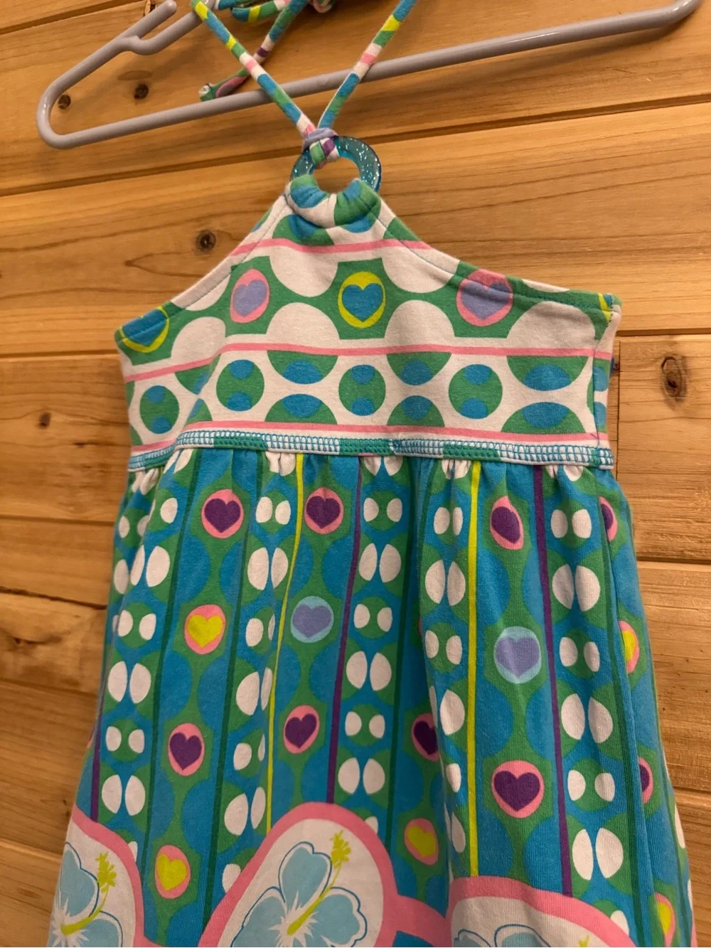Y2K The Children’s Place Small 5/6 Colorful Retro Halter Top Colorful Bright